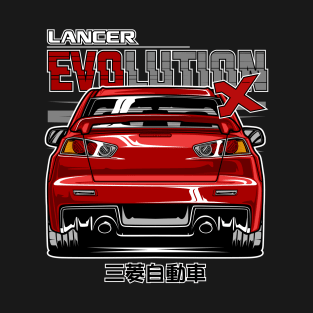 Red Lancer Evolution X T-Shirt