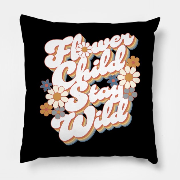 Flower Child Pillow by emanuelacarratoni