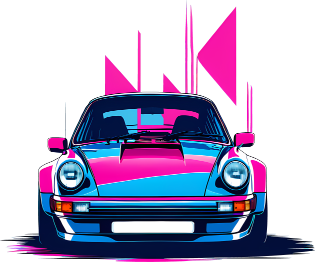 Porsche 930 Turbo Kids T-Shirt by TaevasDesign