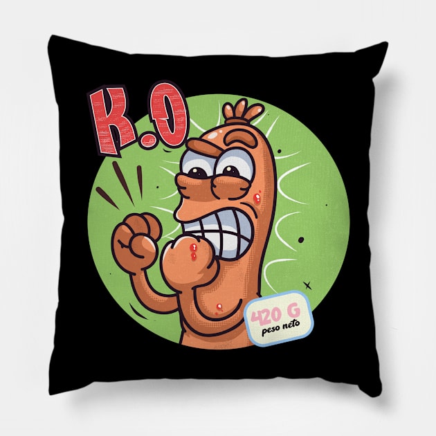 k.o Pillow by El chino musso