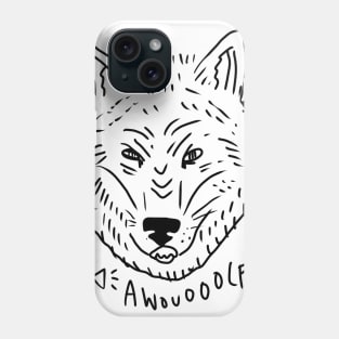 Cool Wolf Head Phone Case