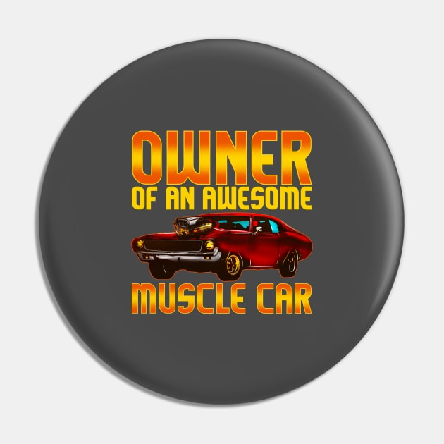 Retro Muscle Car Pin by lateefo