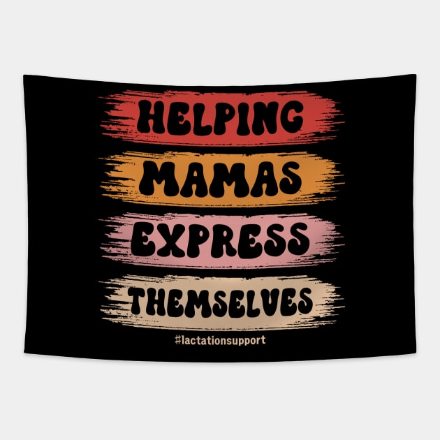 Helping Mamas Express Themselves Funny Lactation Consultant Tapestry by abdelmalik.m95@hotmail.com