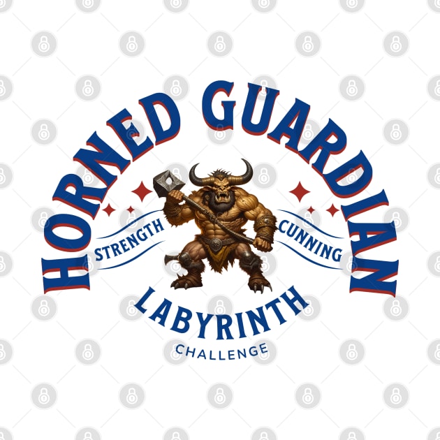 Horned Guardian of the Labyrinth by Mugs and threads by Paul