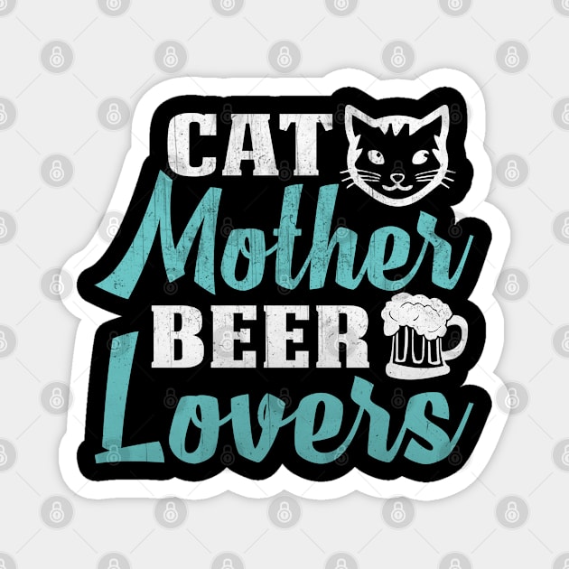 cat mom Magnet by UniqueWorld