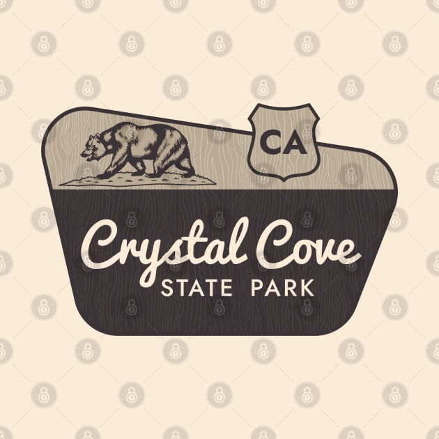 Crystal Cove State Park California Welcome Sign by Go With Tammy