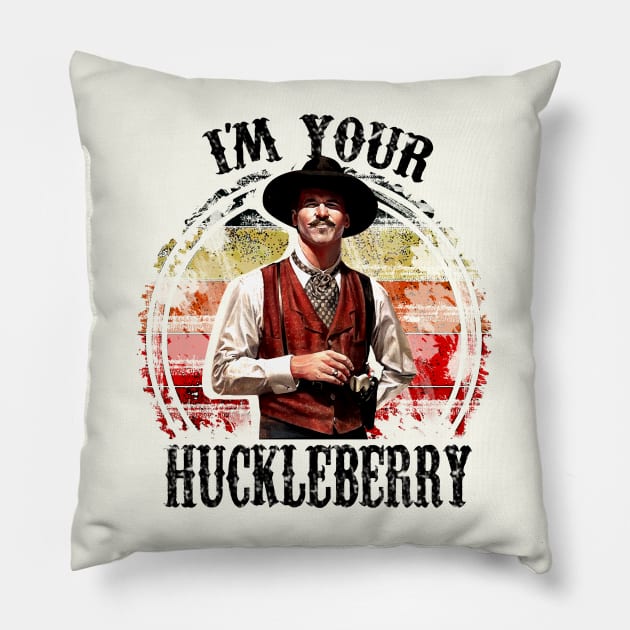 I'm Your Huckleberry Pillow by AuntDark66