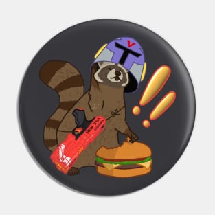 Vile Raccoon Pin