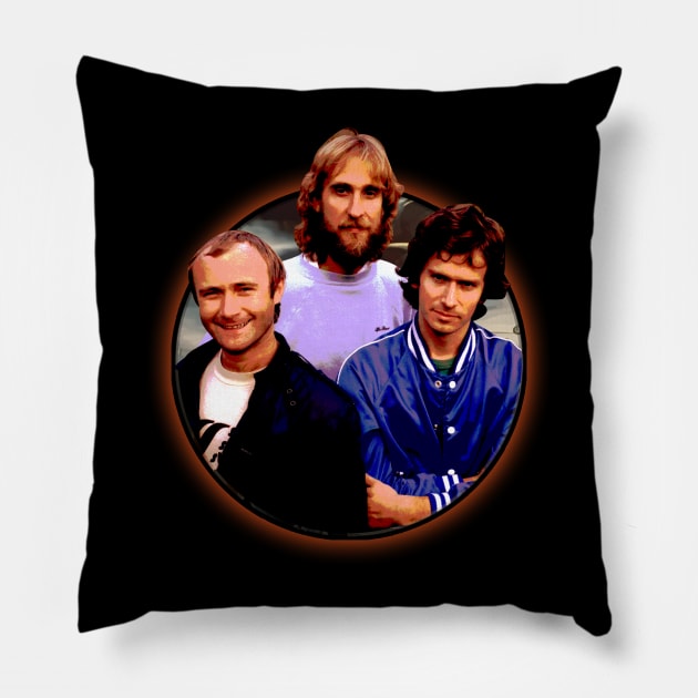 Foxtrot Fashion Genesis Band T-Shirts, Dance into Style with the Progressive Rock Legends Pillow by Insect Exoskeleton