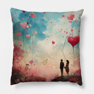 Discover True Romance: Art, Creativity and Connections for Valentine's Day and Lovers' Day Pillow