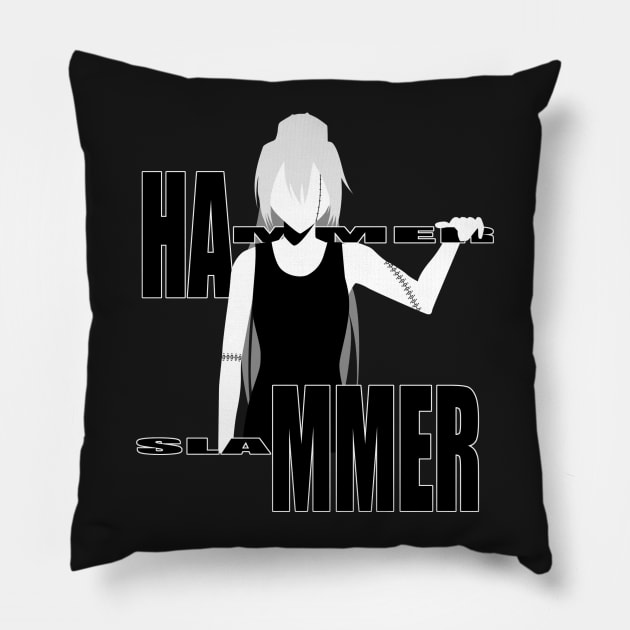 HAmmer slaMMER Pillow by SilentShanin