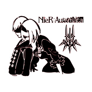 9S and 2B Nier Automata T-Shirt