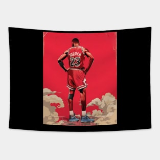 BASKETBALLART - JORDAN GOAT BULLSS Tapestry