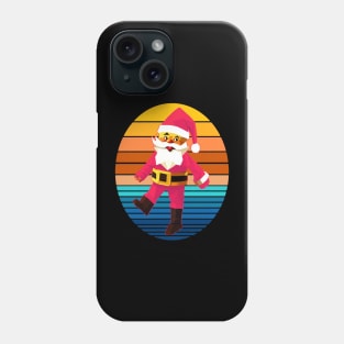 Retro Vintage Pink Santa Claus Phone Case