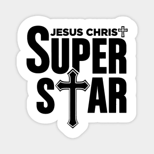 Christian Tshirt Design Jesus Christ Super Star Magnet