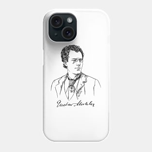 Gustav Mahler, Austrian composer, conductor. Music Phone Case