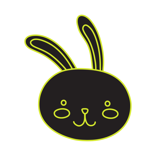 Disover yellow Neon Bunny Heat - Yellow Bunny Heat - T-Shirt