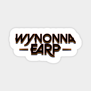 Wynonna Earp Pride Colors - Black Magnet