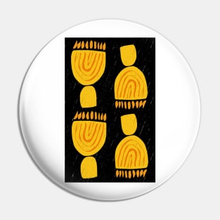 Chanukiah Burning Bright Pin