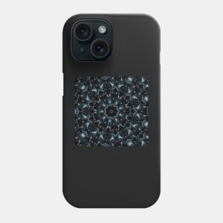 Silver Blue Magical Winter Star Phone Case