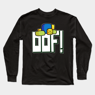 Roblox Character Head Long Sleeve T Shirts Teepublic - oof bighead roblox funny shirt roblox