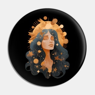 Celestial Goddess Pin