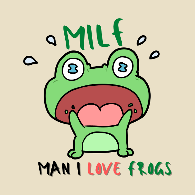 Freaky Man I Love Frogs by casualism