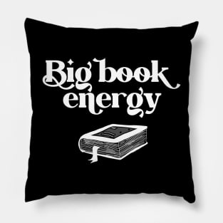 Big Book Energy Pillow