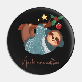 feeling slothee need more coffee Pin