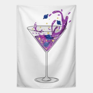 Galaxy Art - Juice Art Tapestry