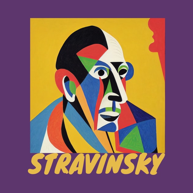 Igor Stravinsky by Cryptilian