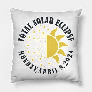 Total Solar Eclipse 2024 Pillow