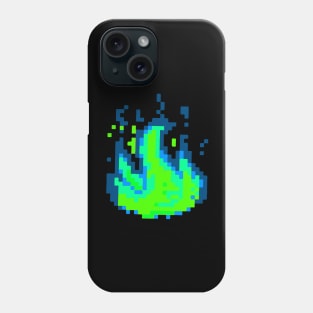 blue fire Phone Case