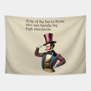 Top Hat Tip-Off Tapestry