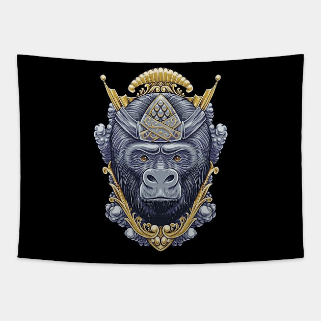 Gorilla Tapestry by sketchlabs