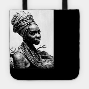 Young African woman Tote