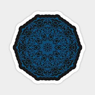 Blue mandala Magnet