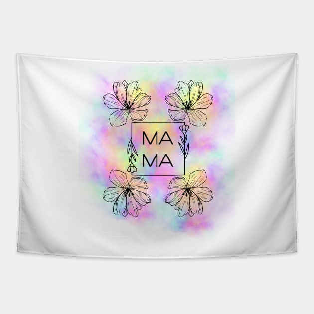 Ma Ma Tapestry by Unicorns and Farts