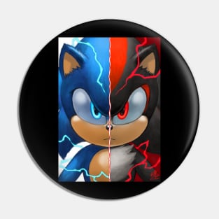 Sonic Shadow T-Shirt Pin