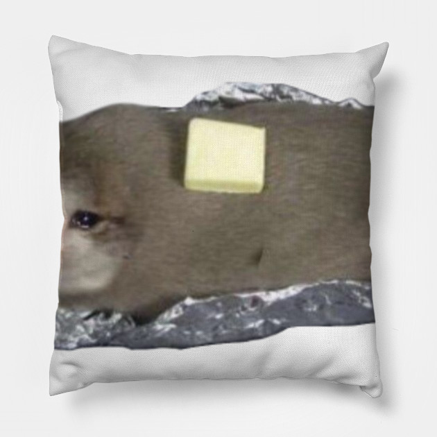 Baked Potato Cat Meme Pillow Teepublic
