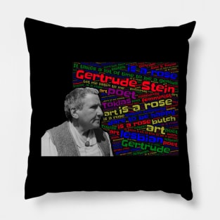 Gertrude Stein lesbian feminist icon Pillow