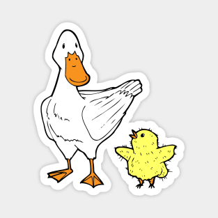 The One With A Chick And A Duck Magnet