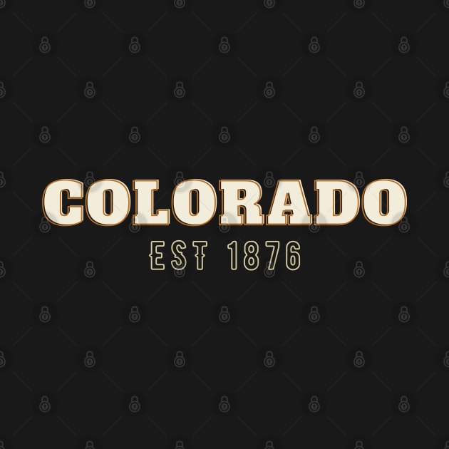 Colorado State Lettering by TayaDesign