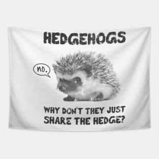 Hedgehogs - Why Don't They Just Share the Hedge Tapestry