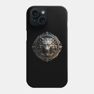 School of the Wolf medallion Phone Case