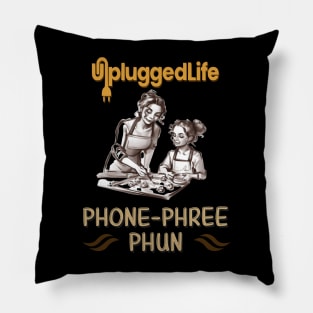 Phone Phree Phun TShirt Pillow