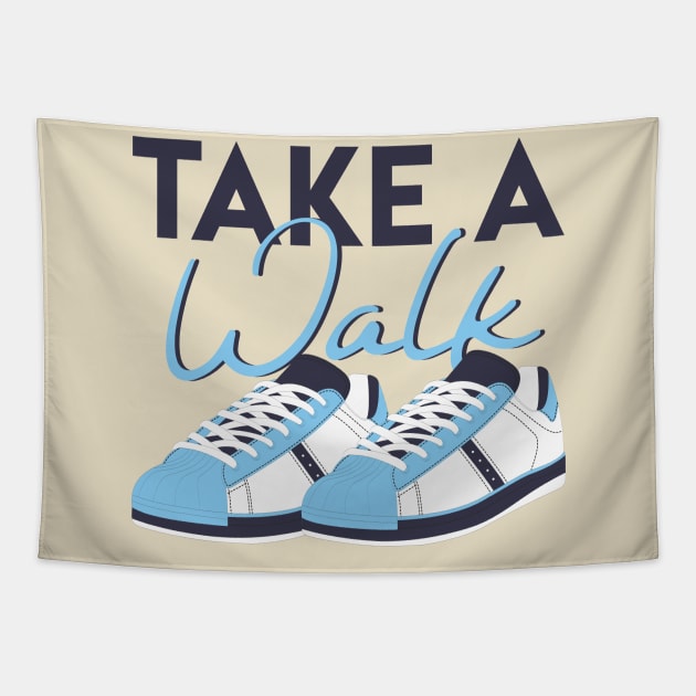 Take a Walk Tapestry by ilhnklv
