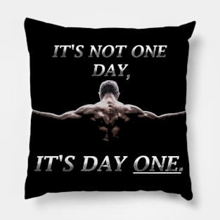 Day one motivational products Pillow