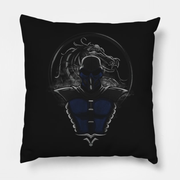 Shadow Ninja Pillow by Gleydson Barboza