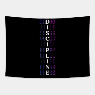 Colorful Discipline Christian Design Tapestry